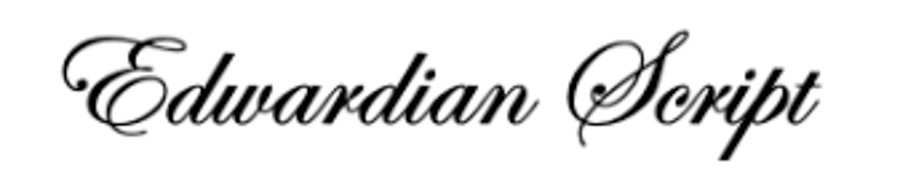 Edwardian Script